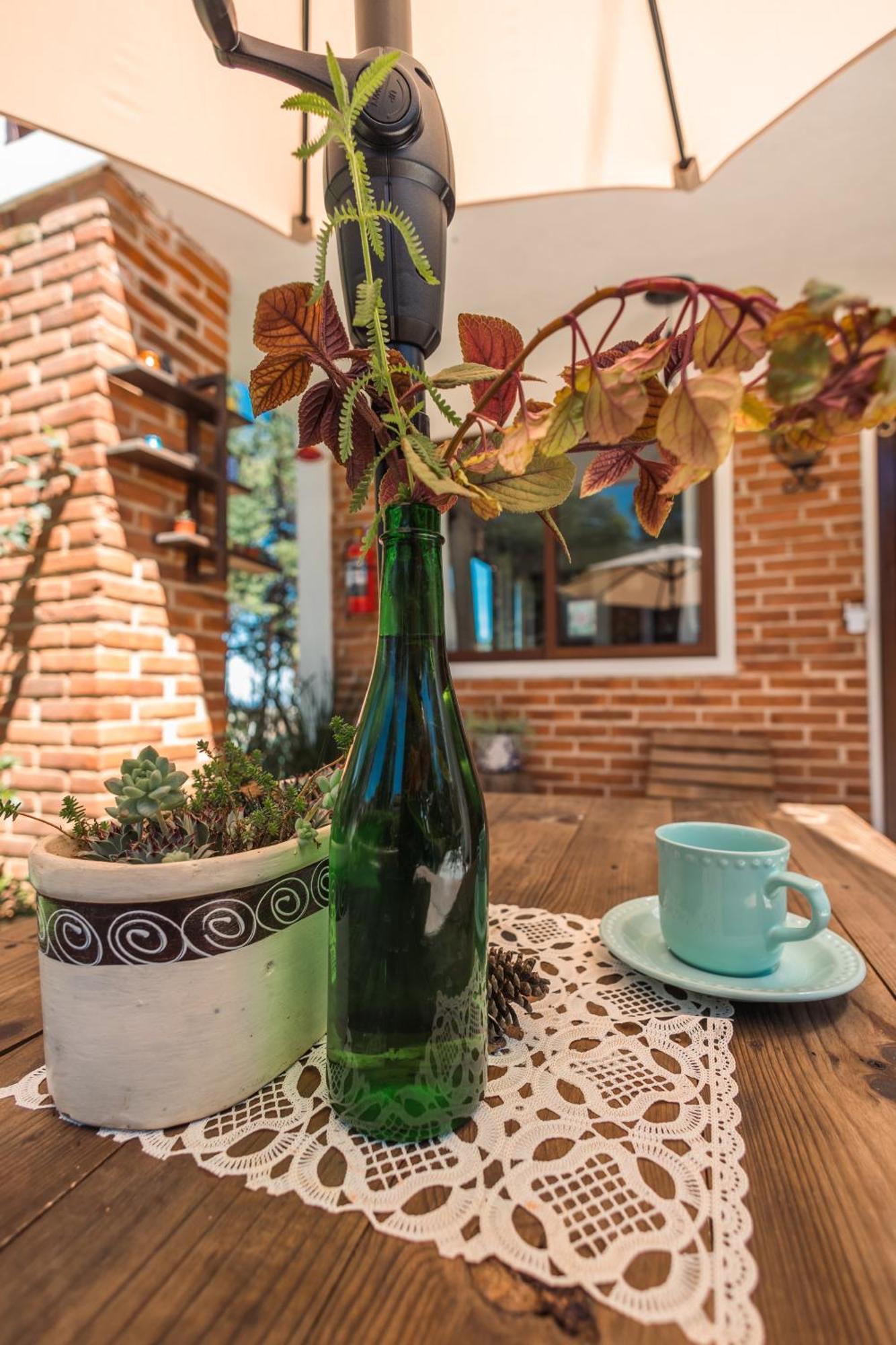 El Descanso Casa-Hotel Zacatlan. Eksteriør bilde