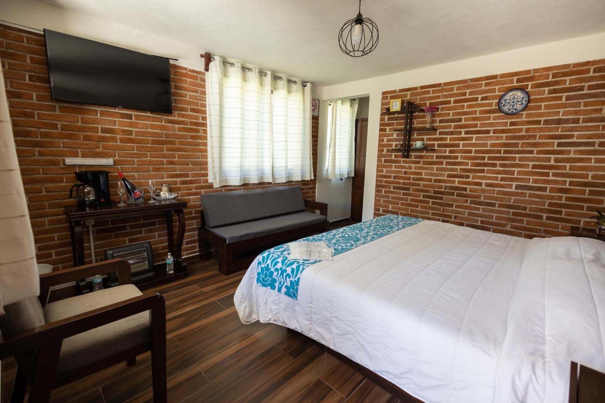 El Descanso Casa-Hotel Zacatlan. Eksteriør bilde